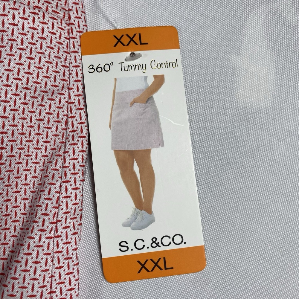 NWT SC&CO Golf Skort Size XXL Comfortable Stretch 360 Tummy Control - Picture 5 of 12